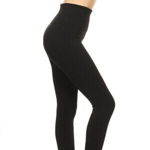High Waisted Fleece Lined Leggings